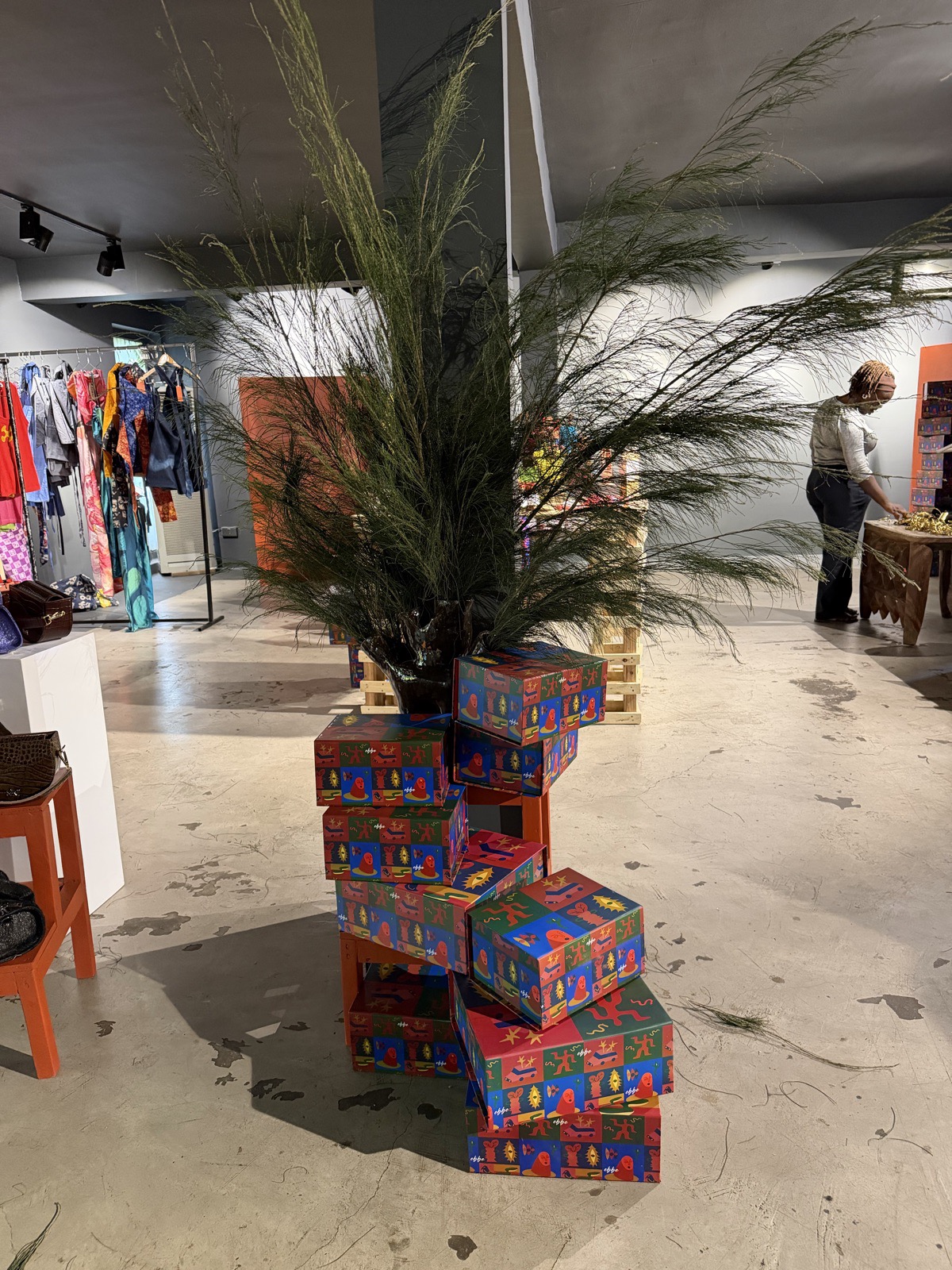 Inside an EBBE pop-up